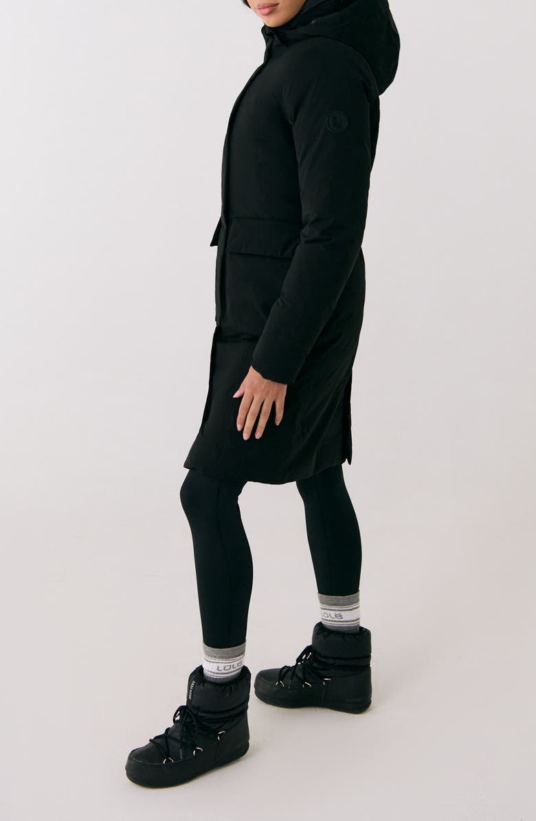 Lole Premium Waterproof Hooded 600 Fill Power Down Jacket, Alternate, color, 