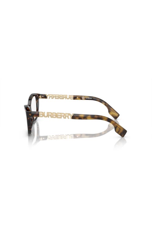 Burberry 52mm Cat Eye Optical Glasses In Brown