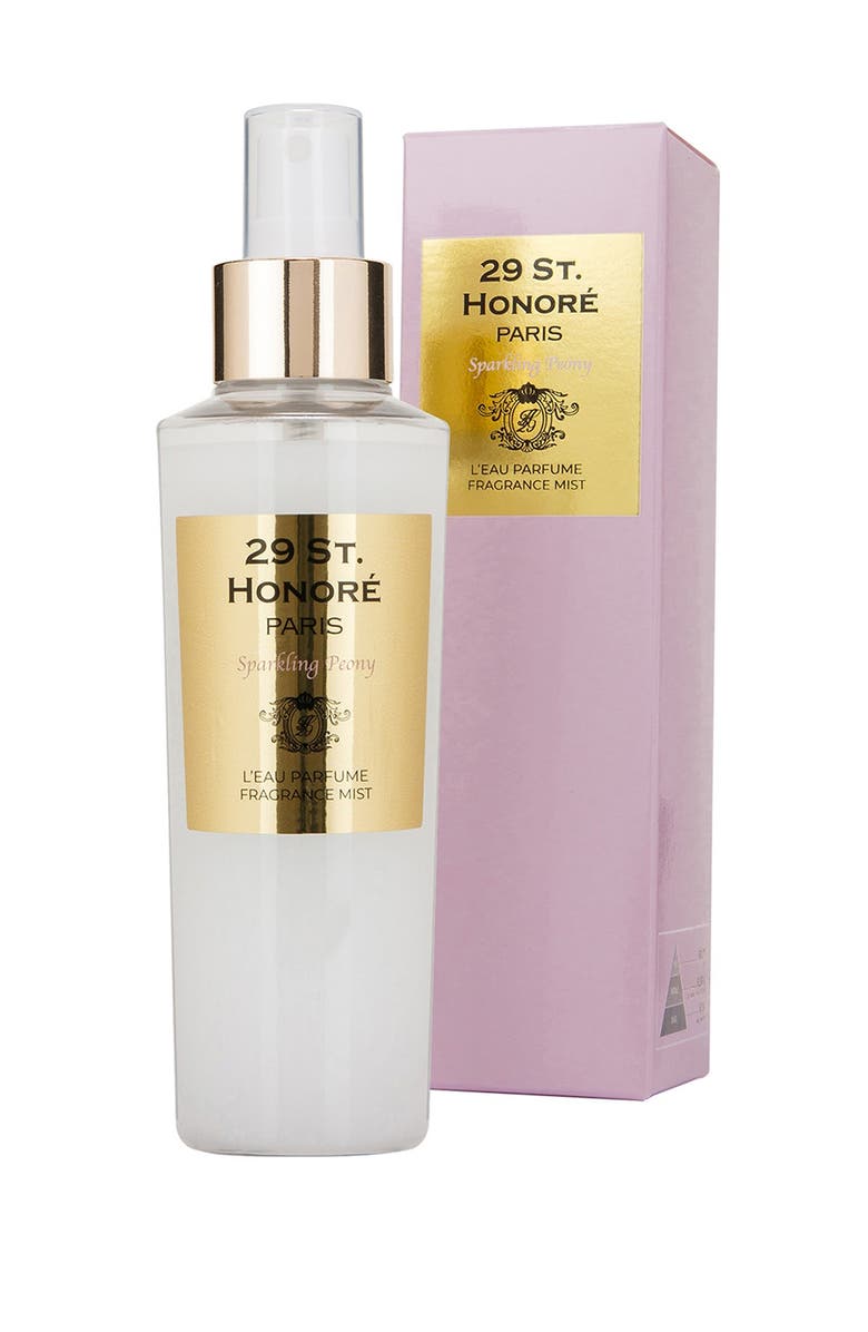 29 ST HONORE Miracle Water Fragranced Body Mist - Sparkling Peony, Main, color, 