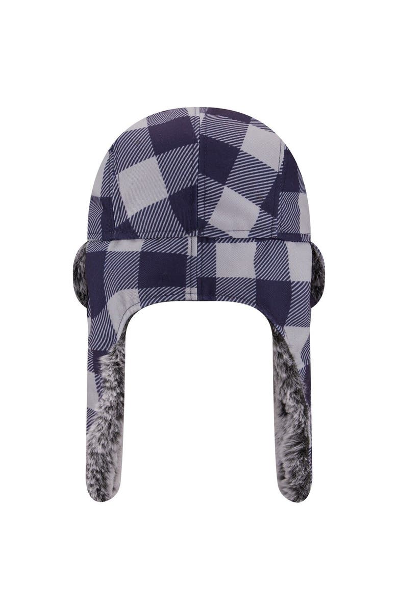New Era Men's New Era Navy New York Yankees Buffalo Plaid Trapper Hat, Alternate, color,
