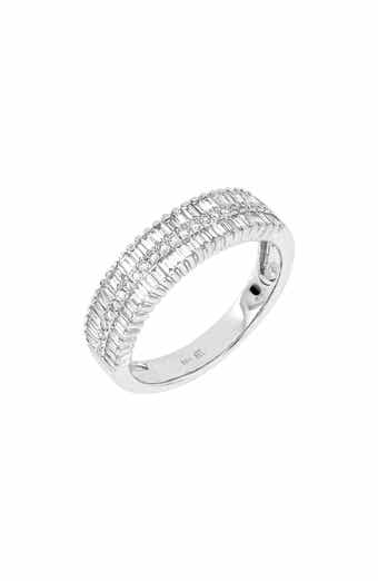 Gatsby 18k Gold Diamond Stackable Ring