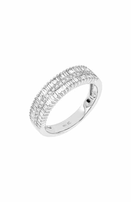 Gatsby 18k Gold Diamond Stackable Ring
