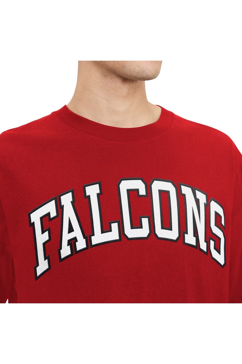Men's Tommy Hilfiger Red/Black Atlanta Falcons Nolan Long Sleeve T-Shirt, Alternate, color, Red