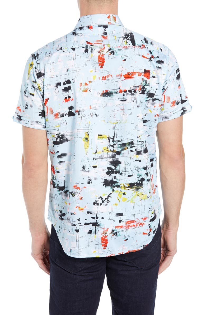 Robert Graham Kano Classic Fit Print Sport Shirt, Alternate, color, 