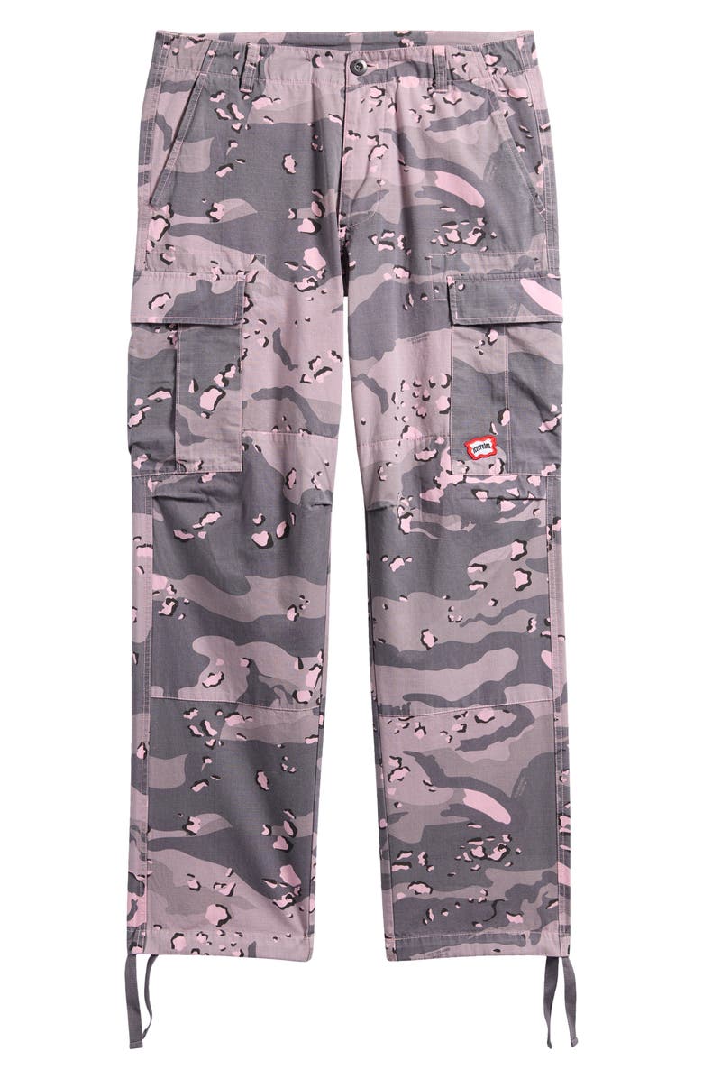 ICECREAM Dipped Camouflage Ripstop Cargo Pants, Alternate, color, Pink Nectar