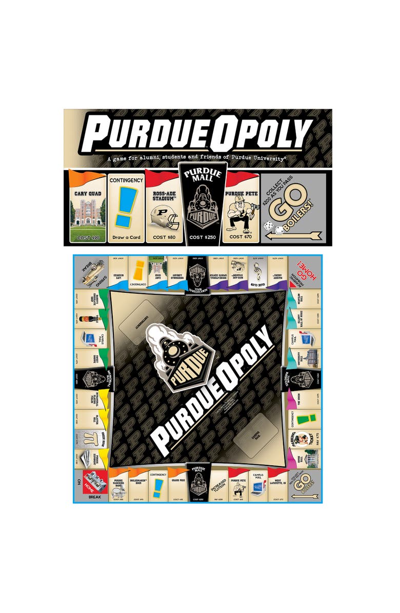 Late for the Sky University of Purdue Opoly Monopoly Board Game, Alternate, color, Multicolored
