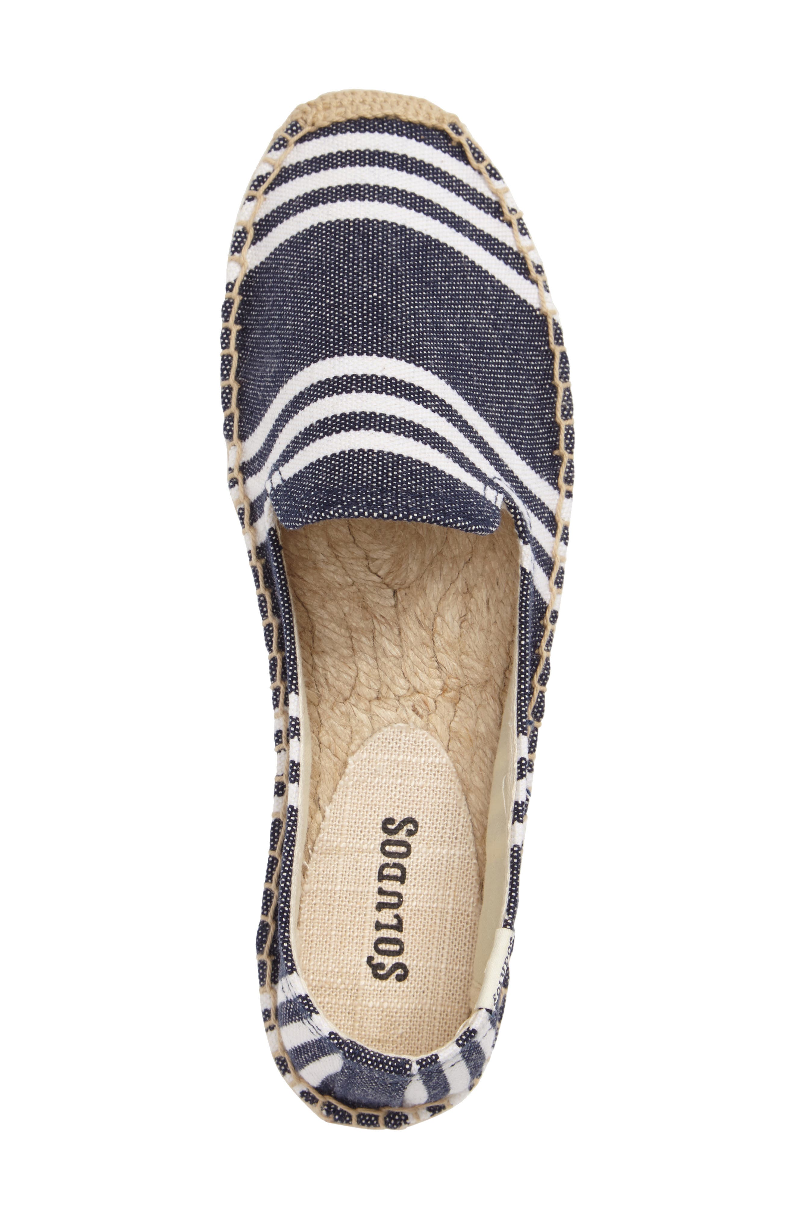 Soludos Striped Espadrille Slip-On, Alternate, color, 