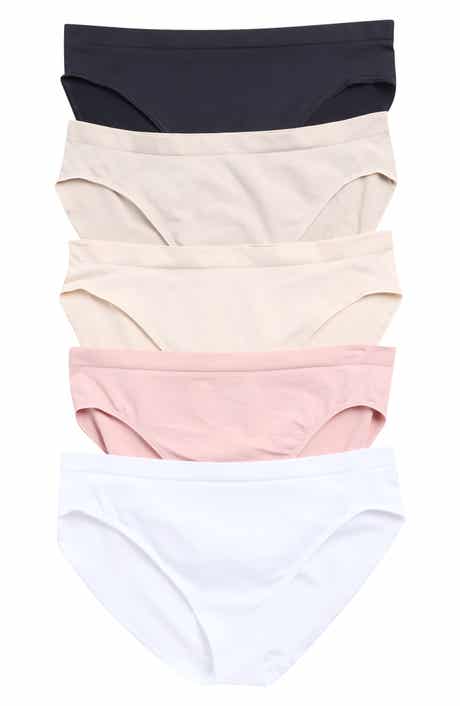 YOGALICIOUS Soft Smoothing Seamless 5-Pack Assorted Briefs