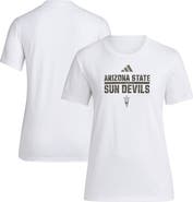 adidas Women's adidas White Arizona State Sun Devils AEROREADY Military Appreciation Pregame T-Shirt