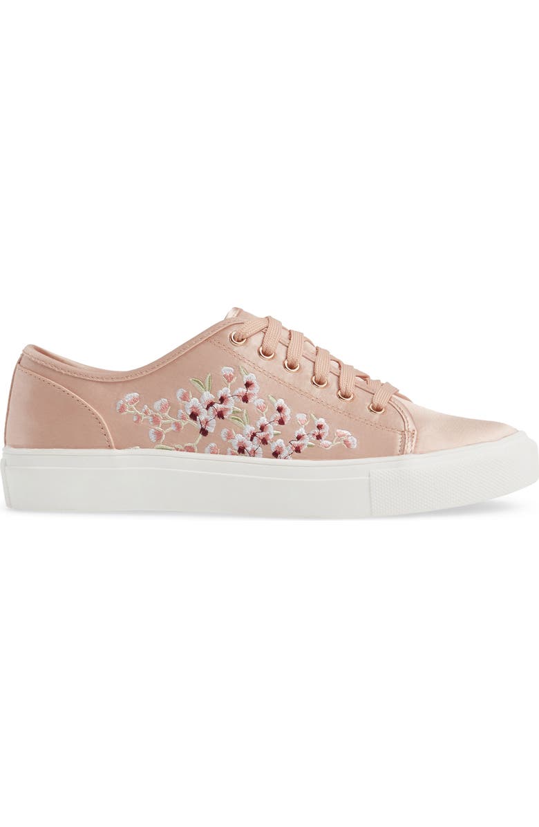 Topshop Cupid Embroidered Sneaker, Alternate, color,