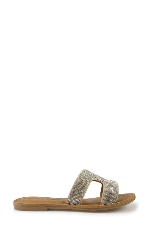 Shop Rock & Candy Rock And Candy Rhinestone Sandal In Beige Rhinestone