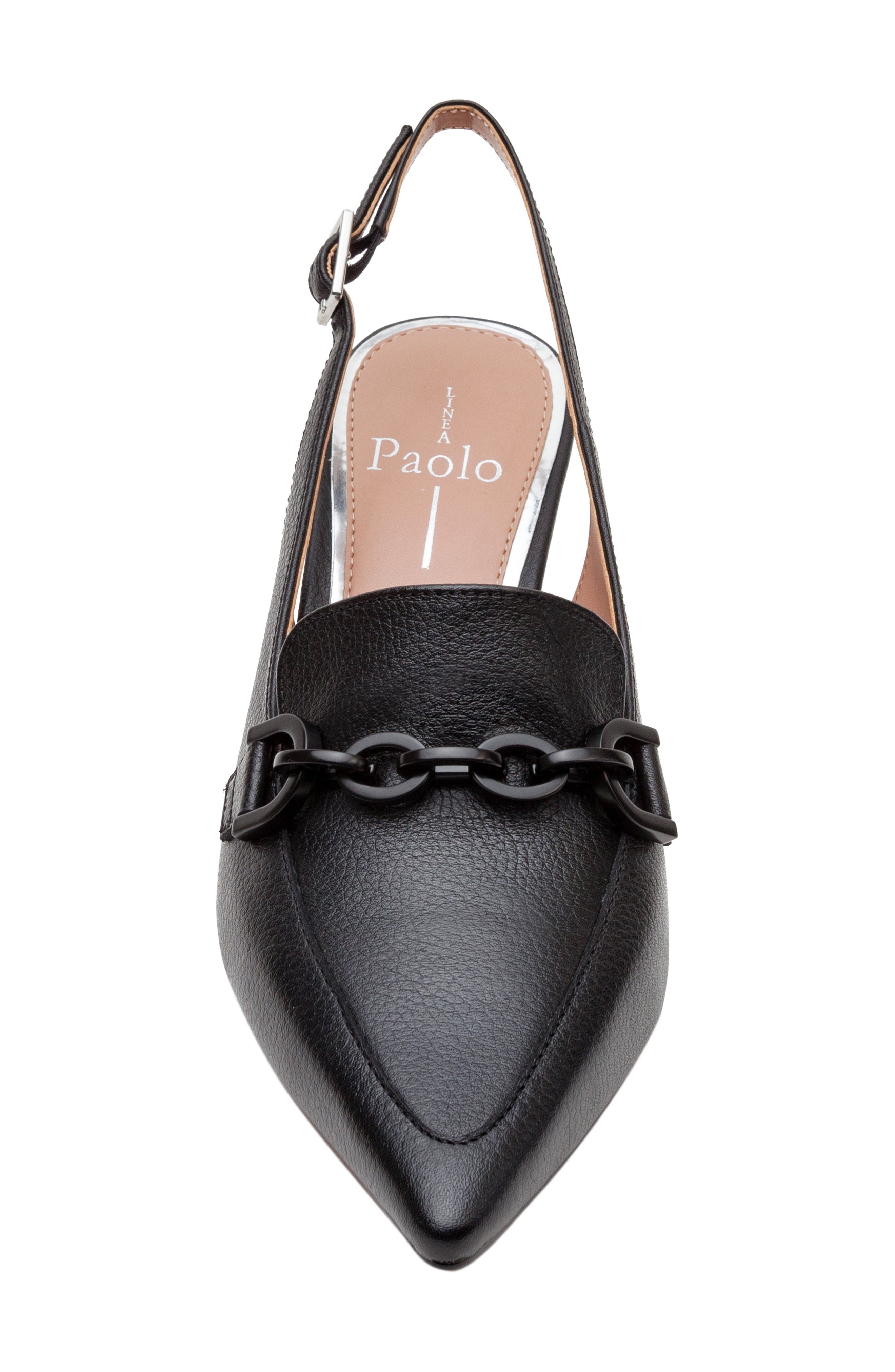 Linea Paolo Cassie Slingback Pump, Alternate, color, Black