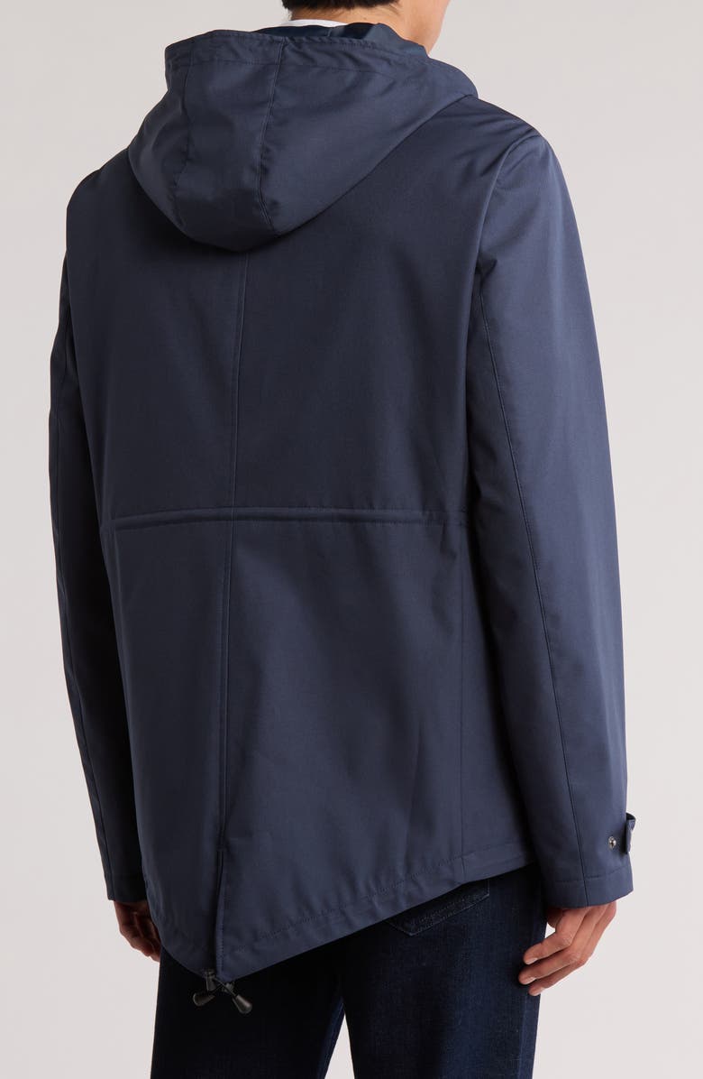 Cardinal of Canada Hooded Windbreaker Jacket, Alternate, color, Dark Navy