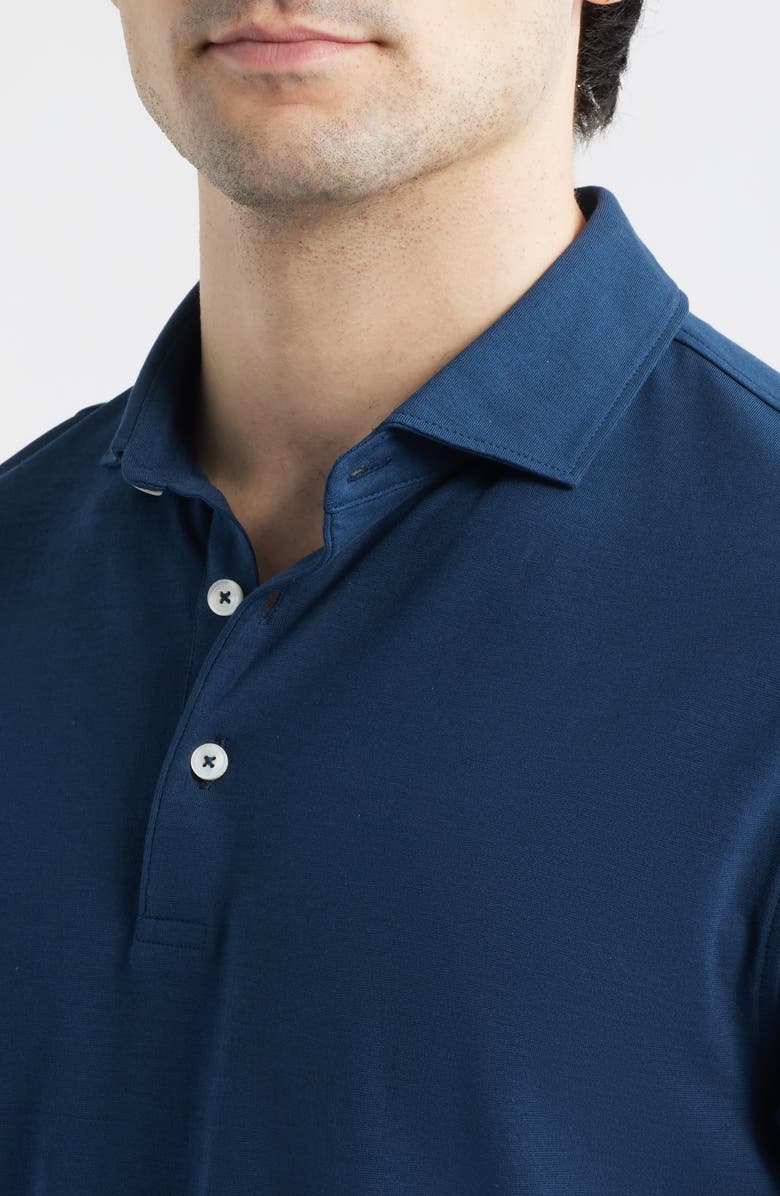 Peter Millar Cool Cotton Polo, Alternate, color, Navy