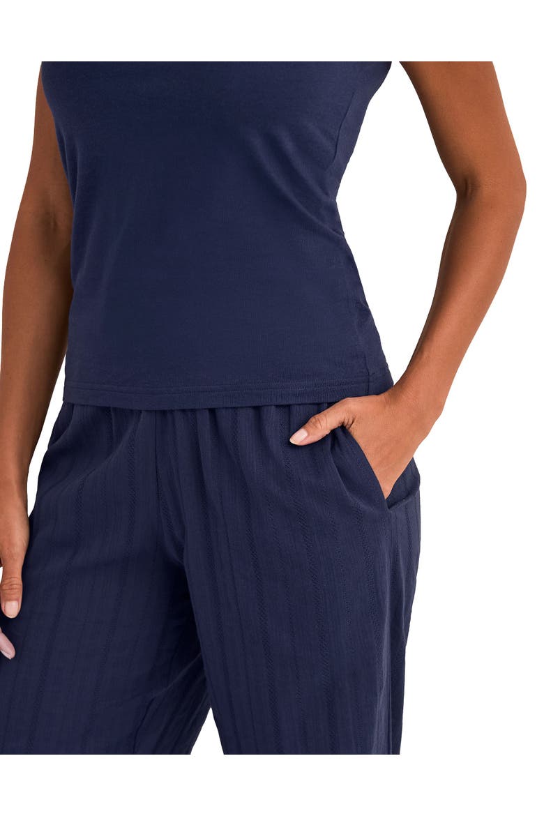 Kirsten Pajama Set, Alternate, color, Dark blue
