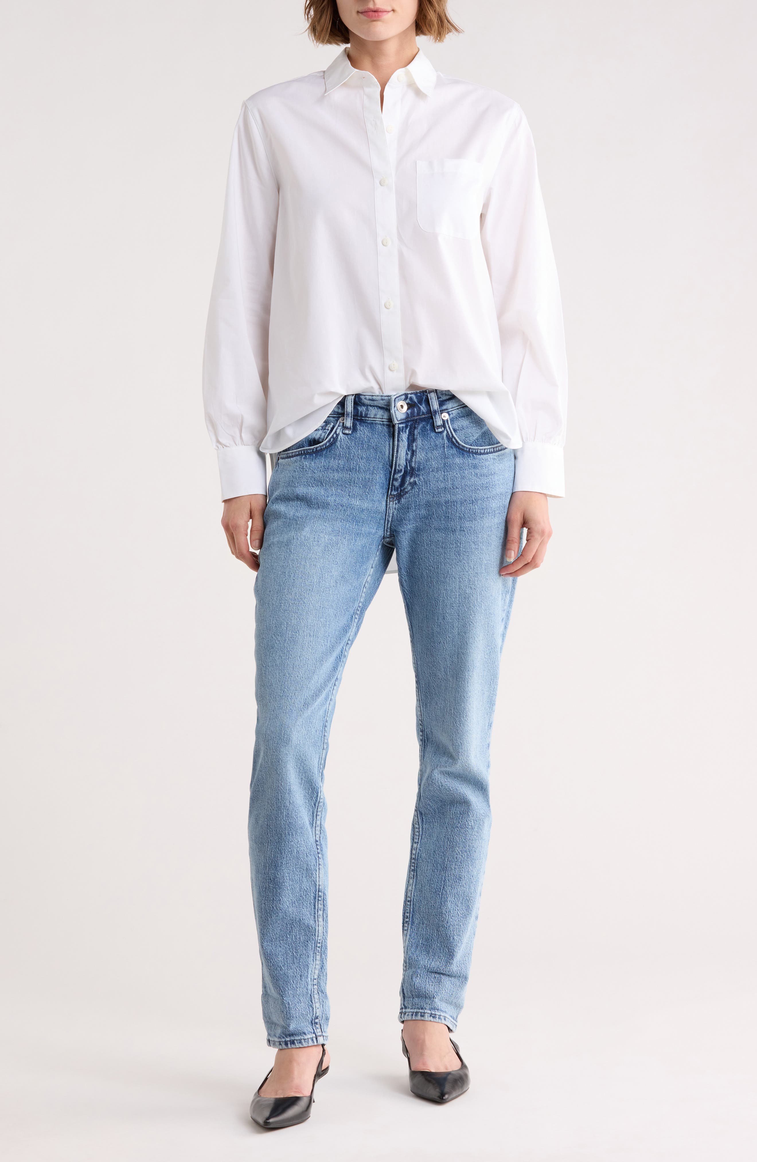 rag & bone Dylan Low Rise Slim Fit Boyfriend Jeans