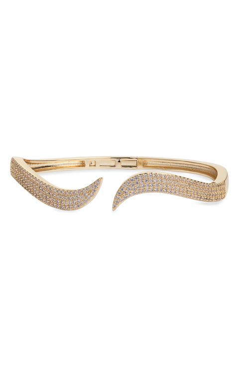 Pavé Curl Cuff Bracelet