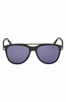 Damian 54mm Pilot Sunglasses