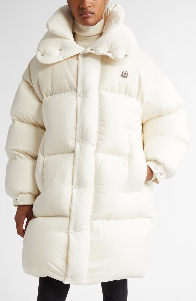 Moncler Verone Longline Down Puffer Parka, Main, color, 
