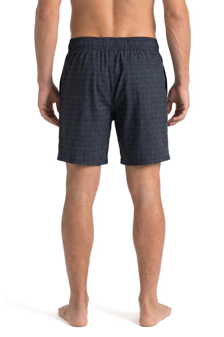 Ocean Motion Volley Swim Trunks, Alternate, color, BLACK