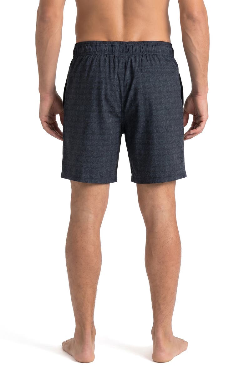 Spyder Ocean Motion Volley Swim Trunks, Alternate, color, Black