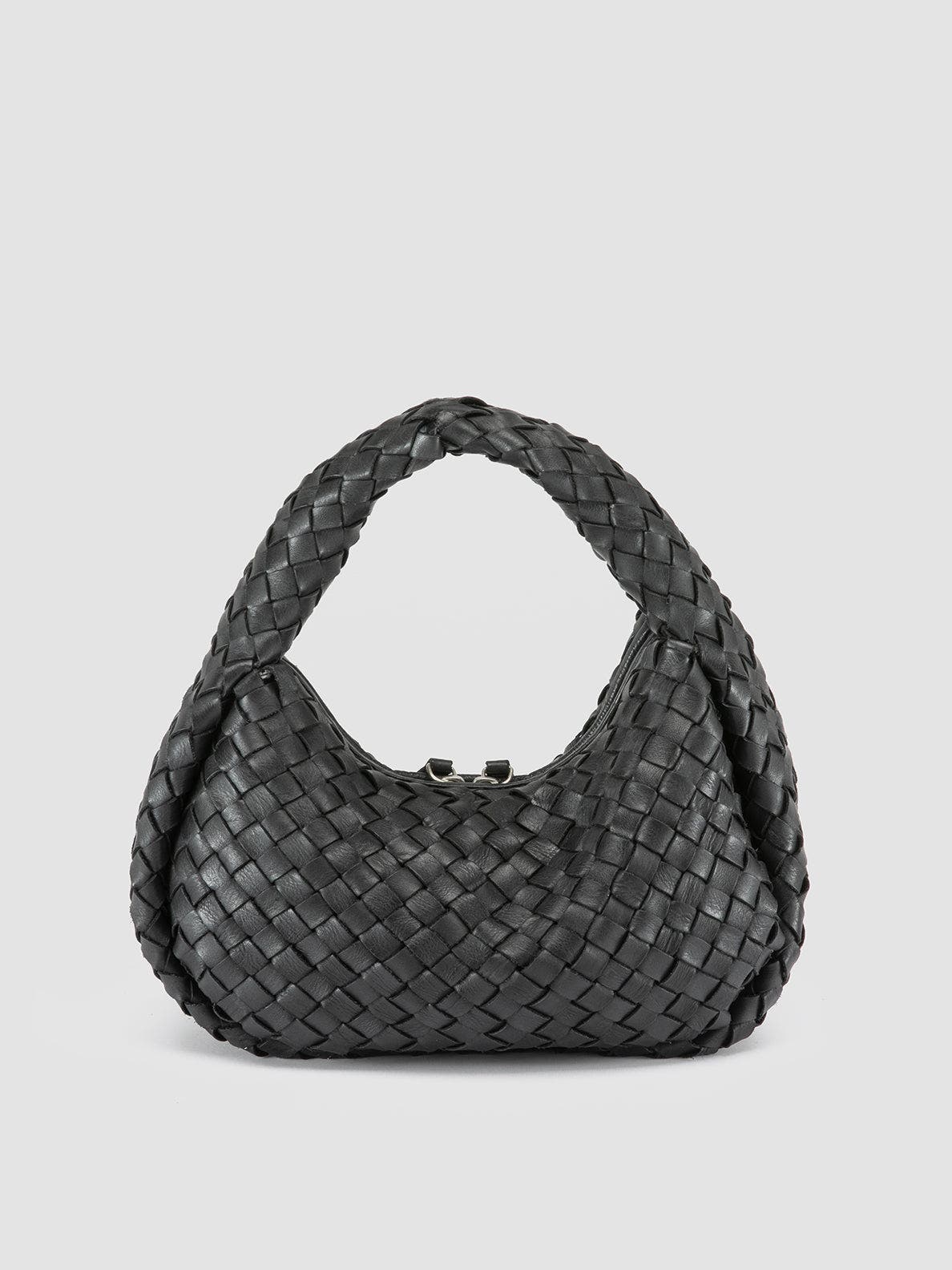 Officine Creative Bolina 144 Structured Shoulder Bag, Alternate, color, Black