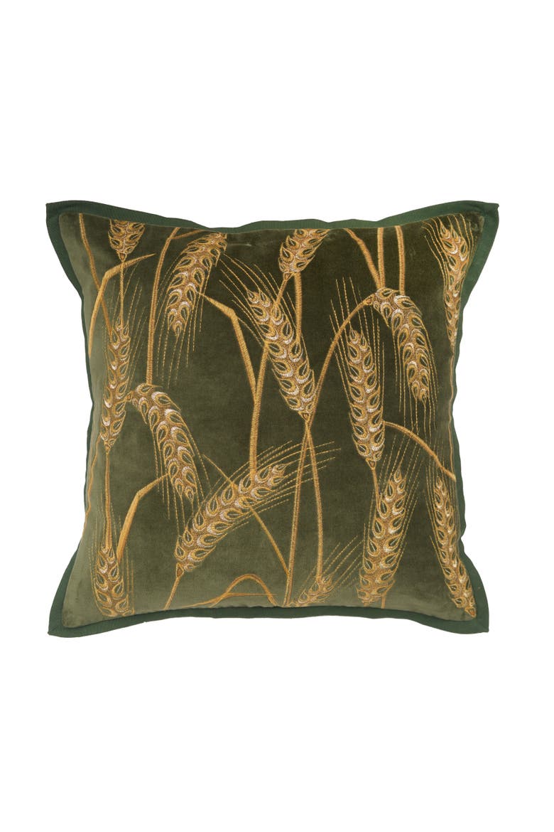 Golden Wheat Pillow, Main, color, Gold