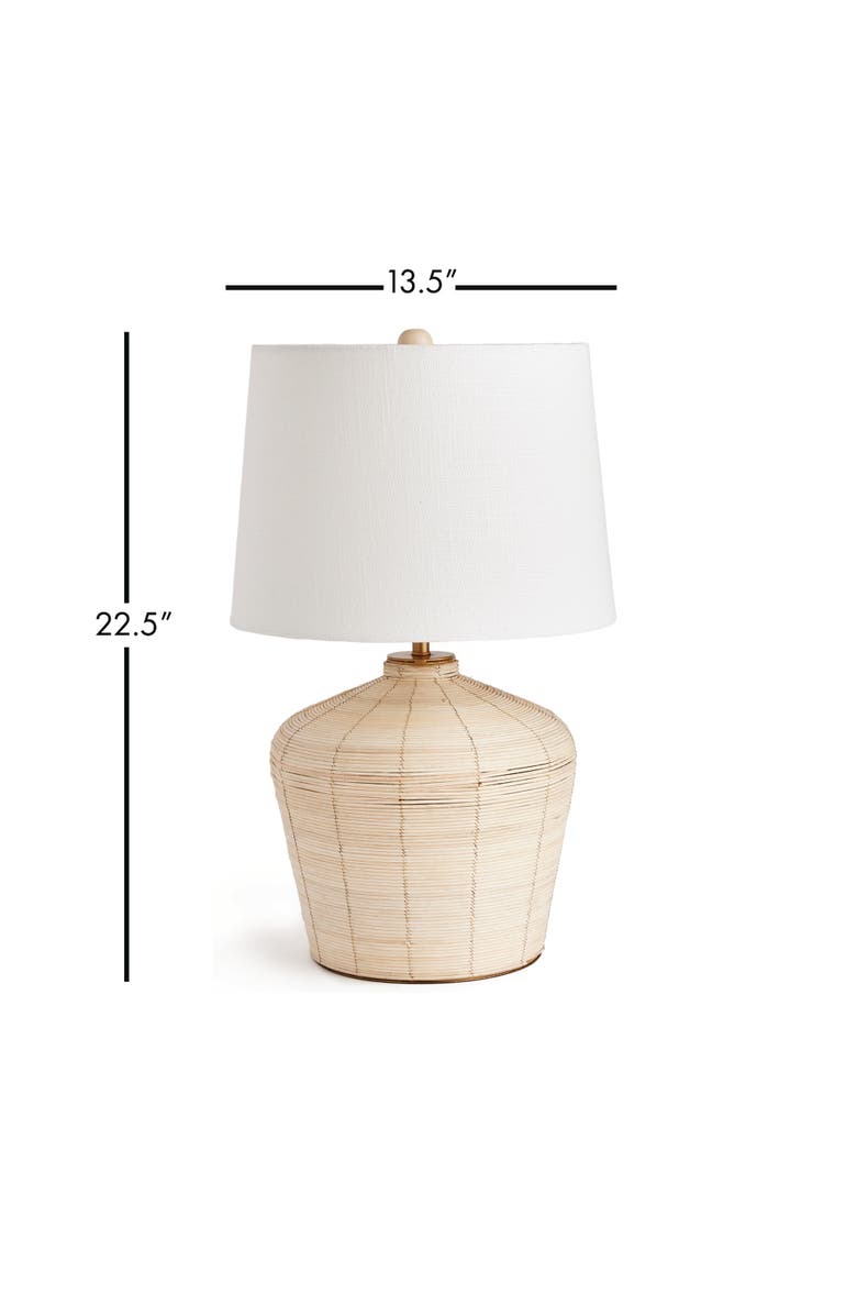 Napa Home & Garden Maye Tapered Lamp, Alternate, color, Brown