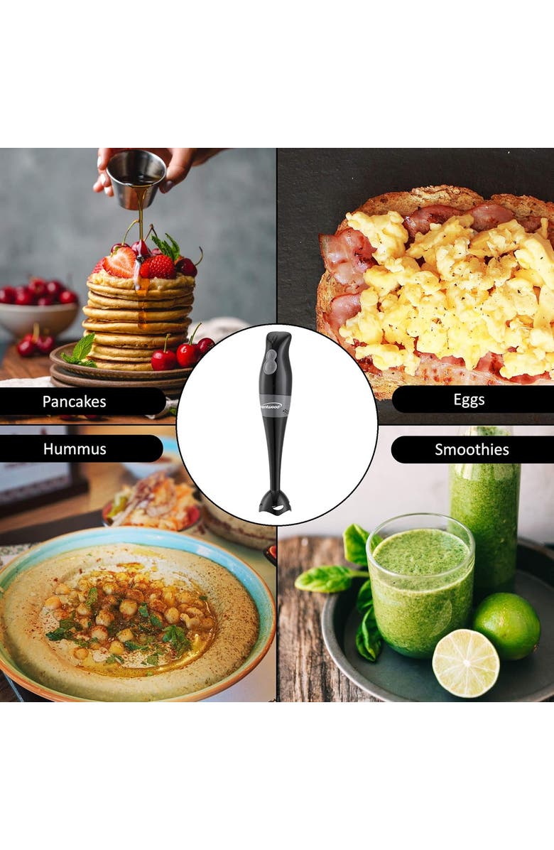 Brentwood 2-Speed Hand Blender, Alternate, color, Black