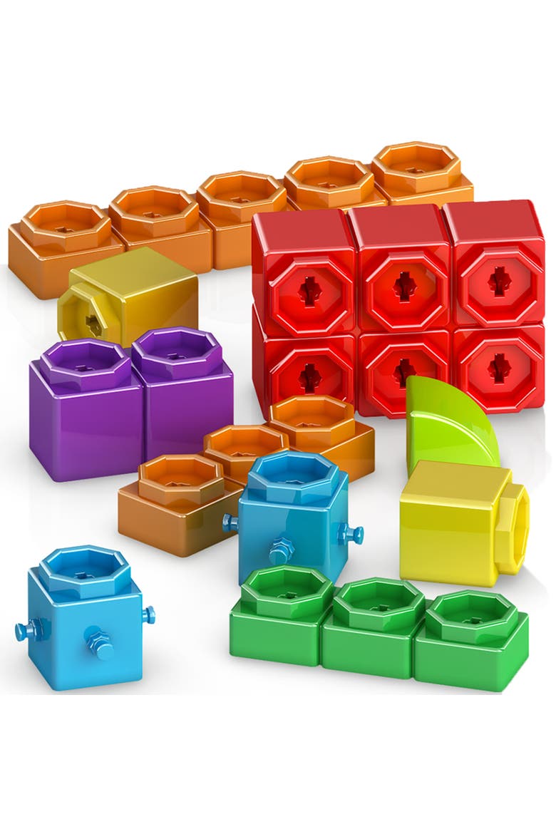 Qboidz Baby My First Steps Large 72 Piece Brick Set, Alternate, color, Multicolored