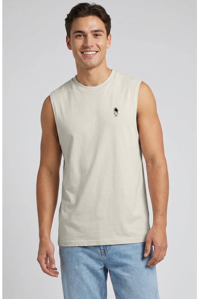 Astronaut Midweight Jersey Tank, Main, color, Ecru