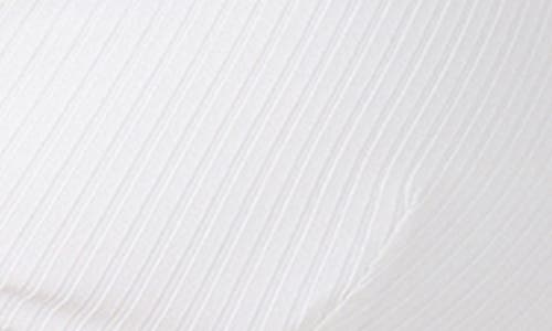 O'neill Saltwater Solids Ribbed Seaside Triangle Bikini Top In White