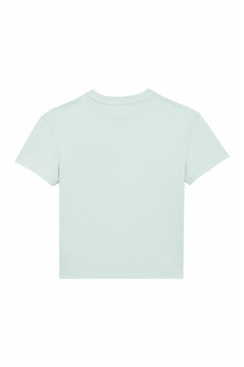 Kids' Embroidered Turtle Cotton T-Shirt, Alternate, color, PACIFIC