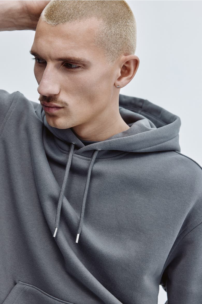 Loose Fit Hoodie, Alternate, color, Dark gray