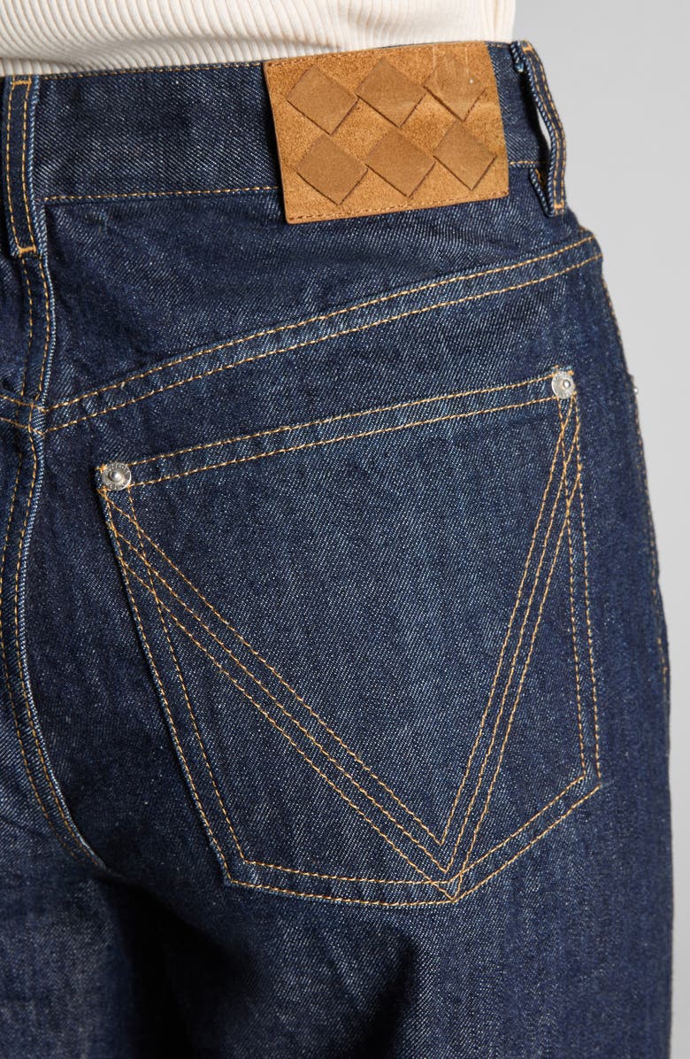 Bottega Veneta Indigo Palazzo Jeans, Alternate, color, 