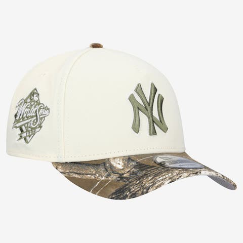 Men's New Era Khaki/Realtree Camo New York Yankees 9FORTY A-Frame Adjustable Hat