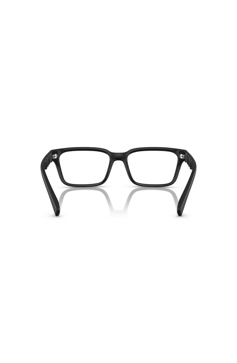 Armani Exchange 55mm Rectangle optical glasses, Alternate, color, Black