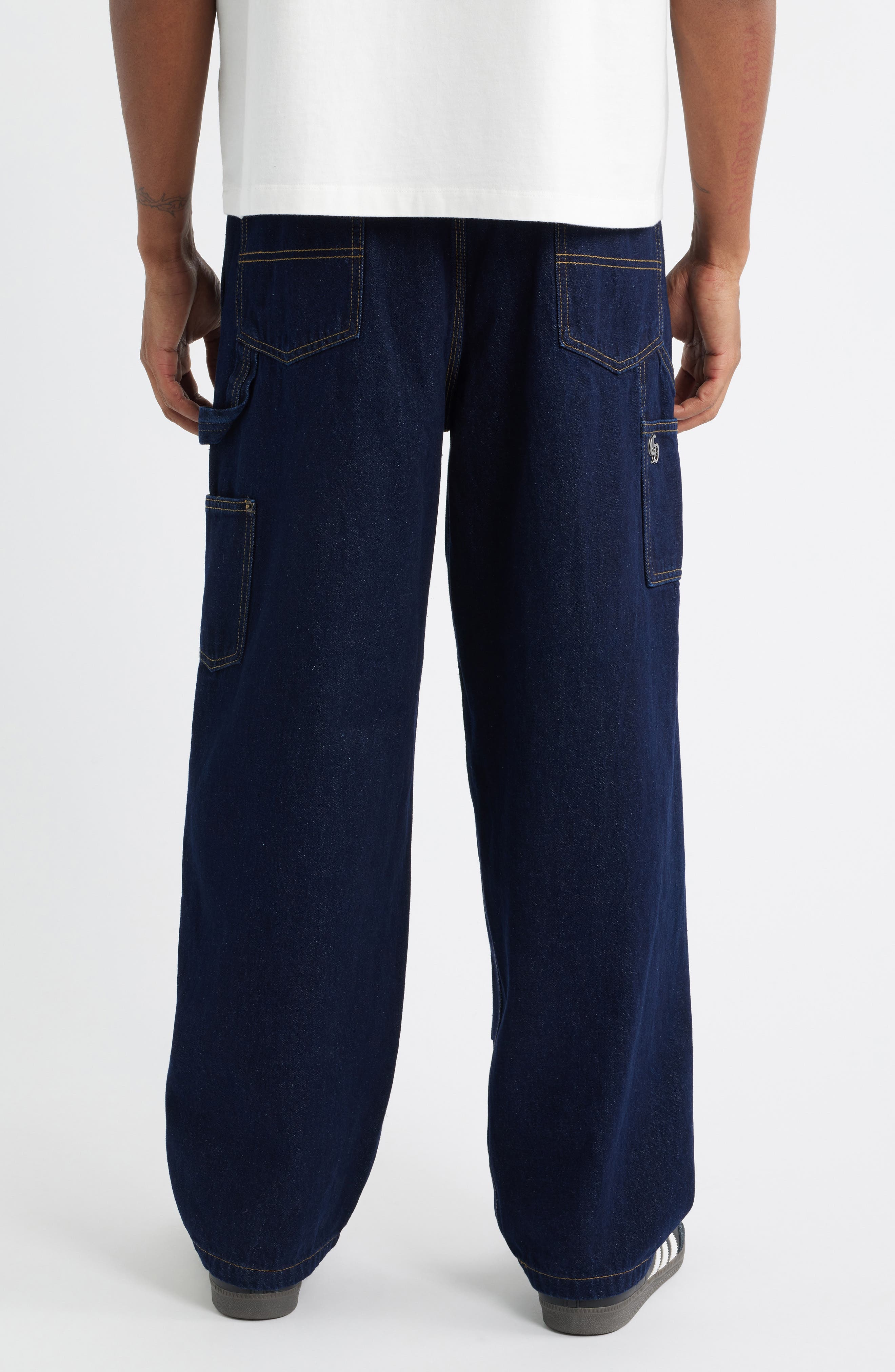 Mercer Double Knee Cotton Denim Carpenter Pants - image 2
