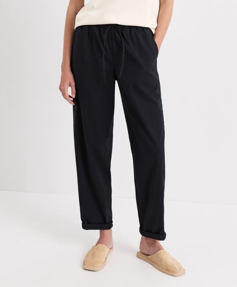 Organic Cotton Peached Twill Pull-On Pant