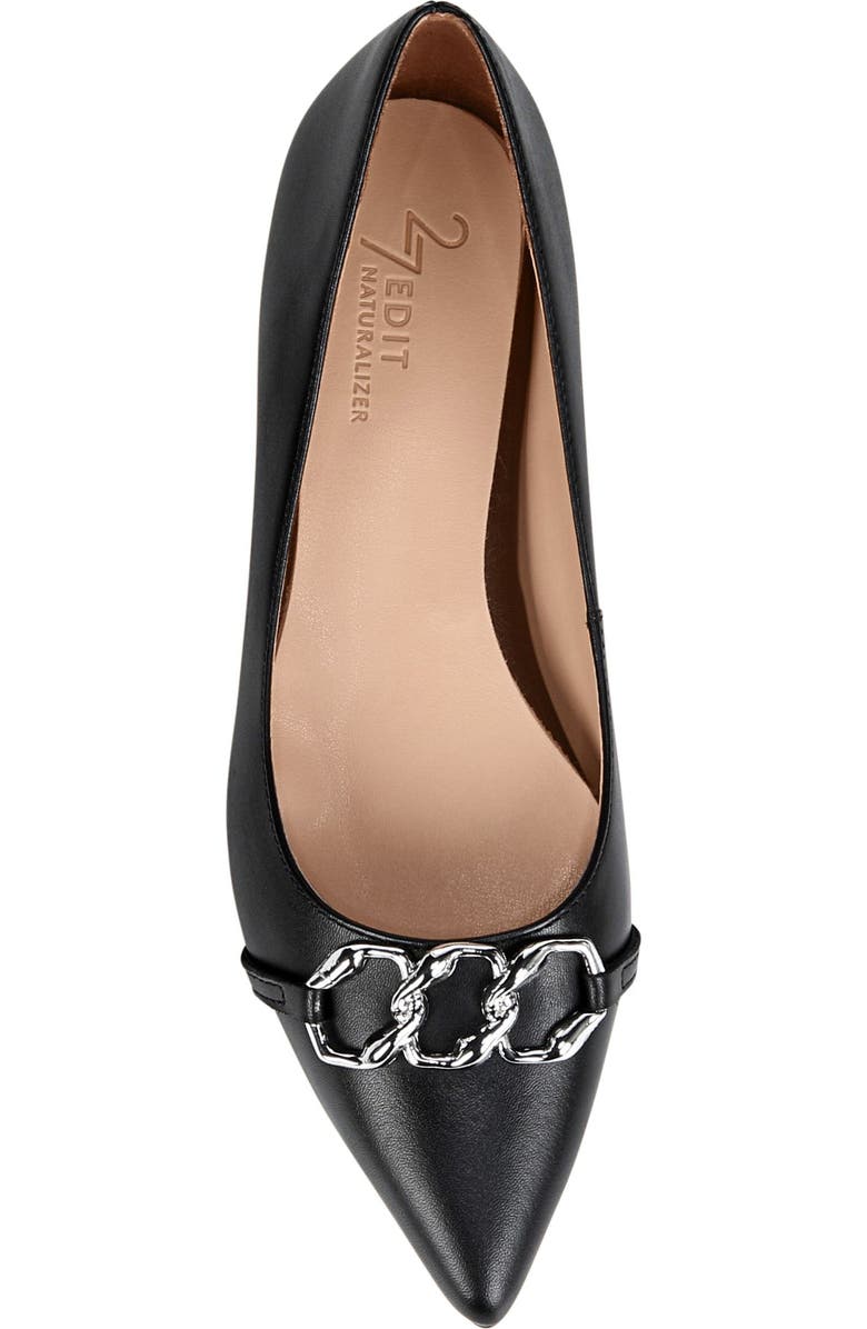 27 EDIT Naturalizer Katalie Chain Detail Pointed Toe Pump, Alternate, color,