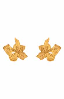 Small Cyclamen Stud Earrings