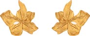 Oscar de la Renta Small Cyclamen Stud Earrings