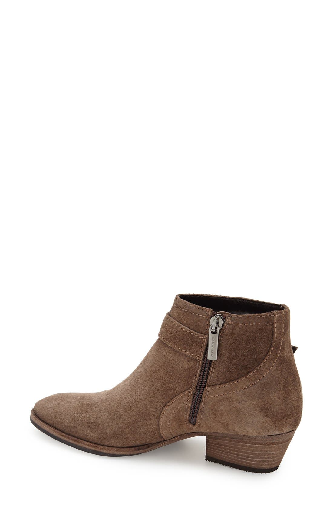 'Fanny' Weatherproof Ankle Bootie, Alternate, color, TAUPE SUEDE