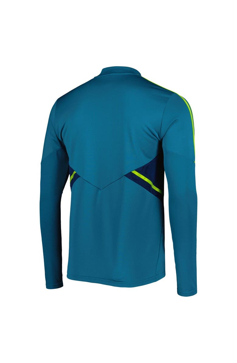 adidas Men's adidas Teal Juventus Team Training AEROREADY Quarter-Zip Top, Alternate, color, Teal