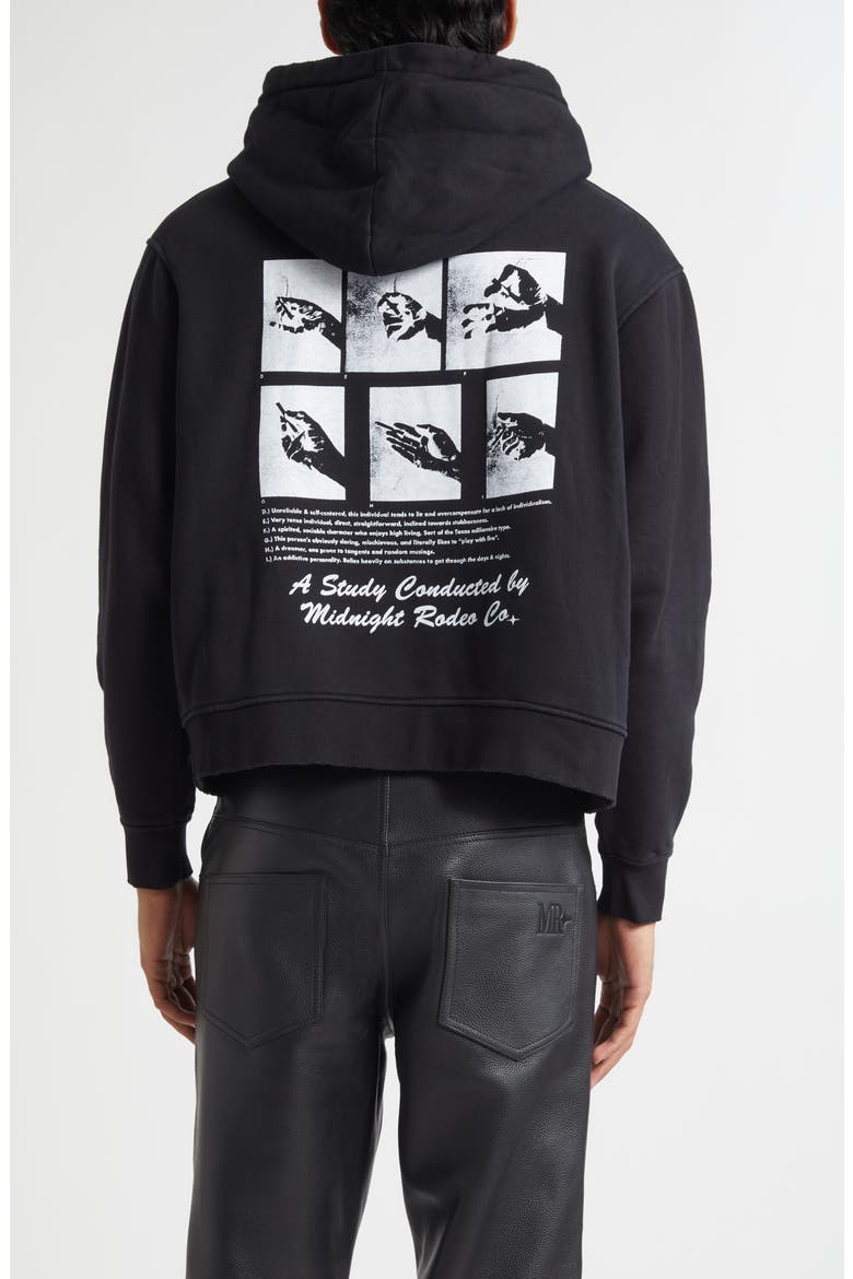 Cigarette Psychology Graphic Hoodie, Alternate, color, BLACK