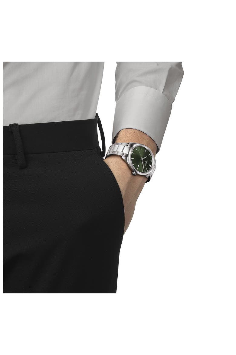 PR 100 Classic Bracelet Watch, 40mm, Alternate, color, GREEN