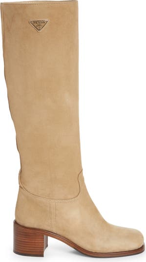 Tronchetti Block Heel Knee High Boot