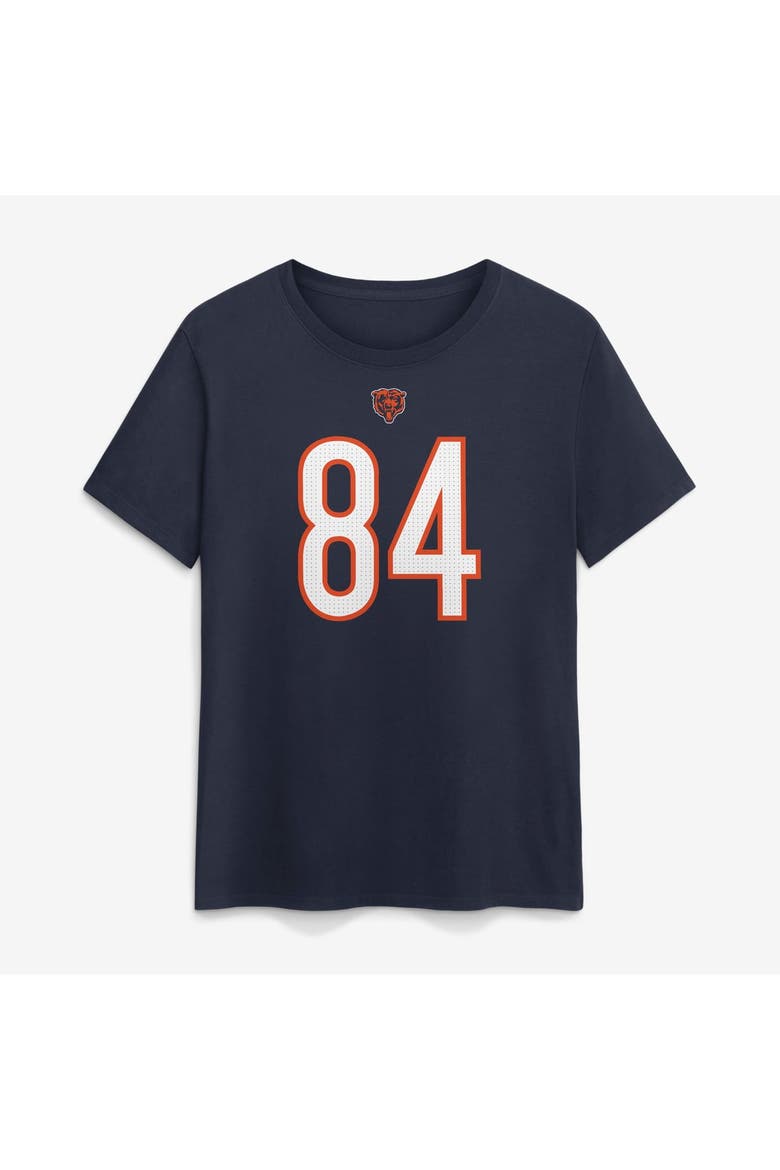 Women's Nike Colston Loveland Navy Chicago Bears Name & Number T-Shirt, Alternate, color, Navy
