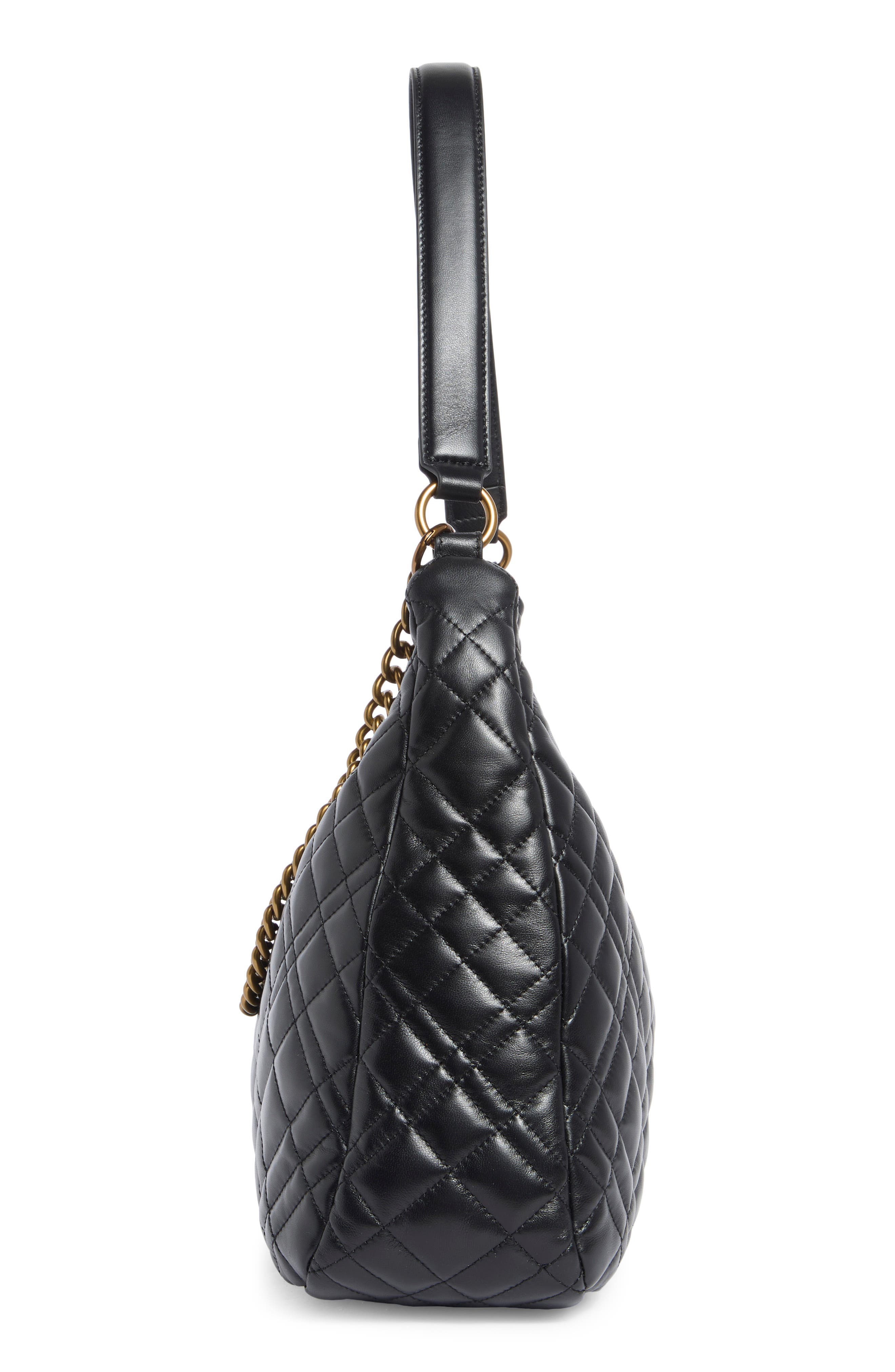 Kurt Geiger London Large Brixton Hobo Bag, Alternate, color, Black