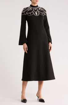 Simkhai Odetta Bell Sleeve Midi Dress